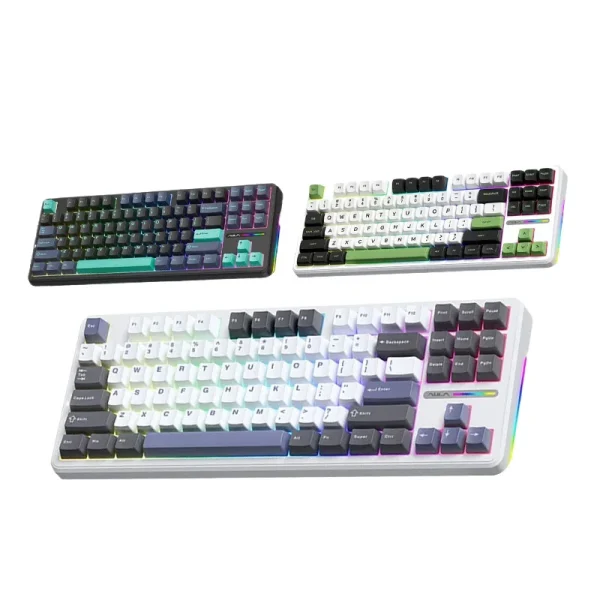 AULA F87 Pro Wireless Mechanical Keyboard – Tri-Mode with Gasket Mount