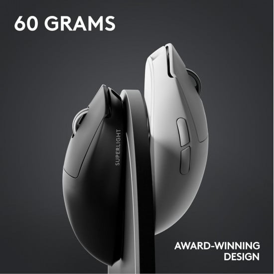 Logitech G PRO X Superlight 2 Wireless Gaming Mouse – Ultra Lightweight Performance