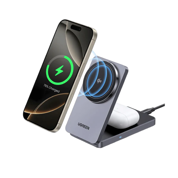 Ugreen 45057 2-in-1 Magnetic Wireless Charger