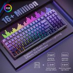 AULA F98 Transparent Wireless Mechanical Keyboard