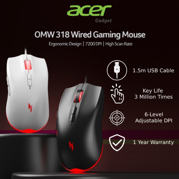 Acer Nitro OMW318 Gaming Mouse